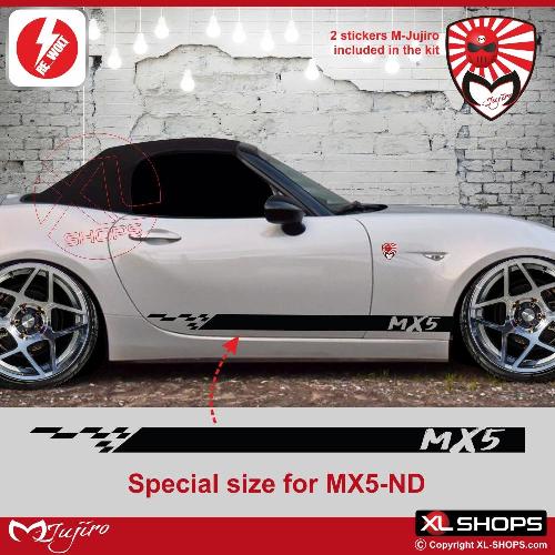 Autocollant bande DRIFT MAZDA MX5 ND M-JUJIRO MAZDA