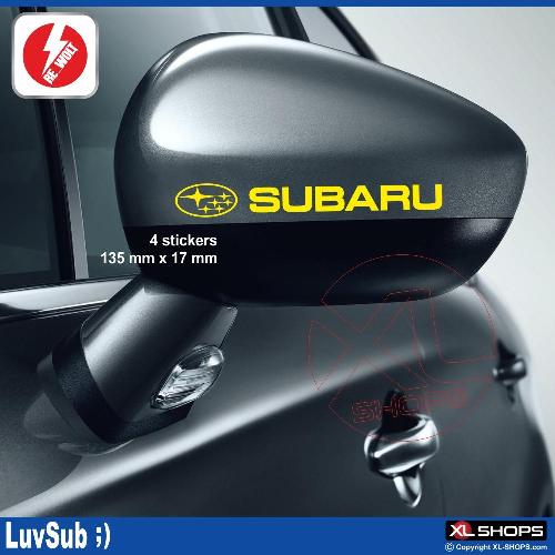 SUBARU 4 sticker decal pack SUBARU